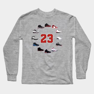 23 O'Clock !!! Worn Out 23 look! Long Sleeve T-Shirt